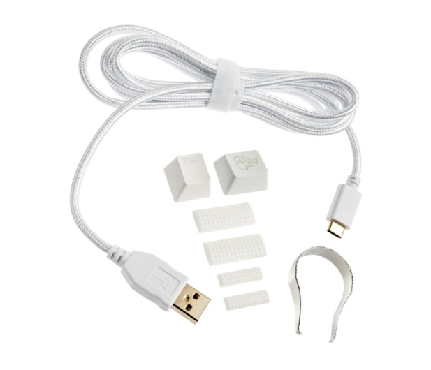 Glorious OUTLET - GMMK Compact Gateron Brown biała - 1569218 - zdjęcie 9